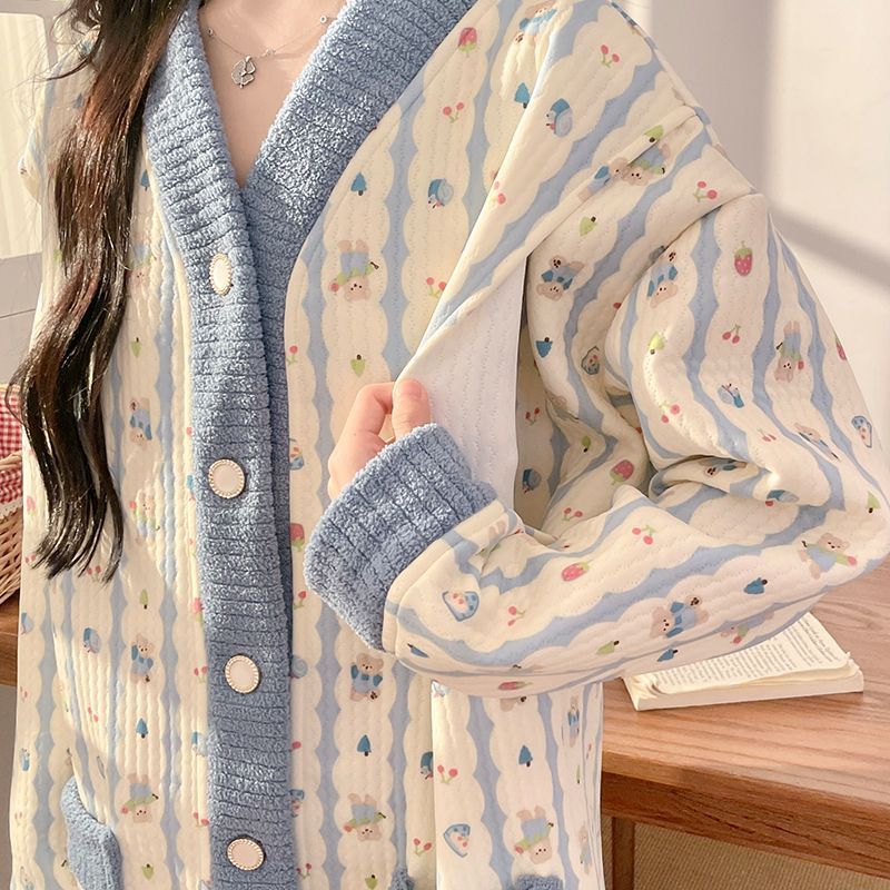 分娩裙冬季带胸垫春秋空