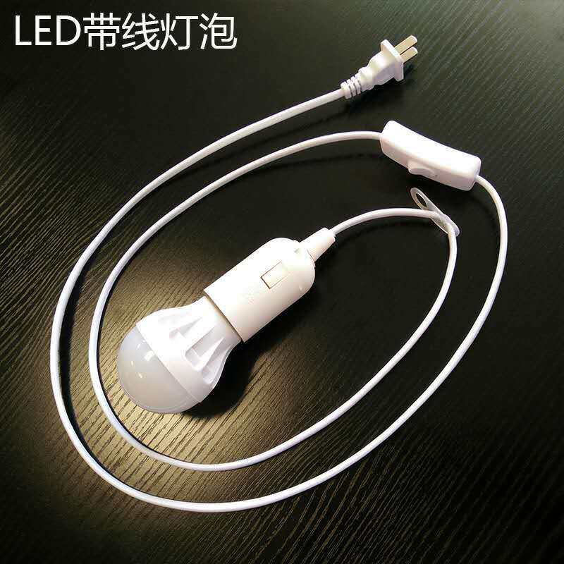 带插头一体灯电线超亮LED