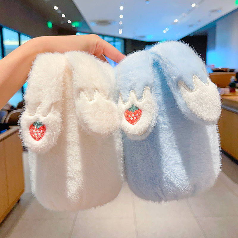 独特漂亮袖套秋冬款新款兔耳朵女童袖套防污耐脏宝宝可爱小兔袖头