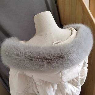 毛领替换领子仿真毛领单卖单卖柔软男女通用通用型羽绒服毛领冬季