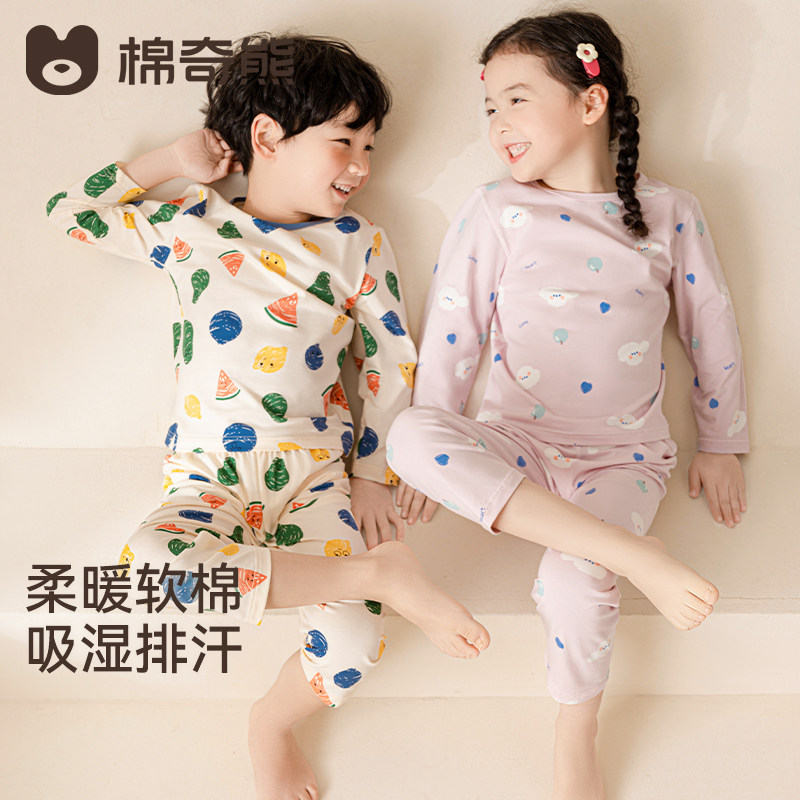 儿童睡衣春夏薄款男女孩家居衣服图片