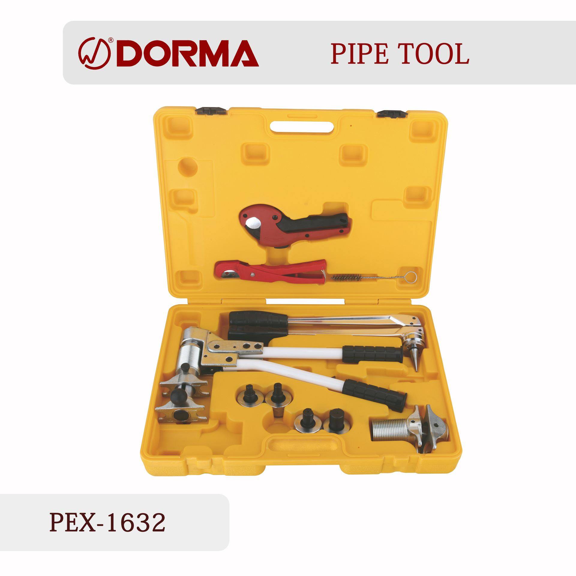 扩管压管钳子 pex-1632 pex滑紧钳 套装 万鼎工具