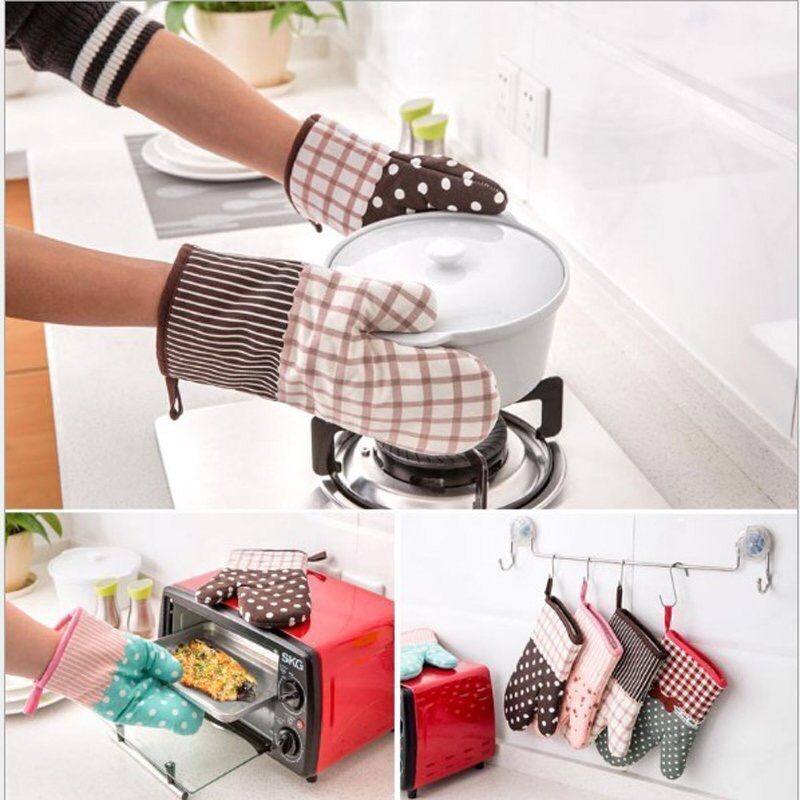 加热手套男款厨房防滑耐高温防烫手套韩版创意加厚隔热微波炉烤箱