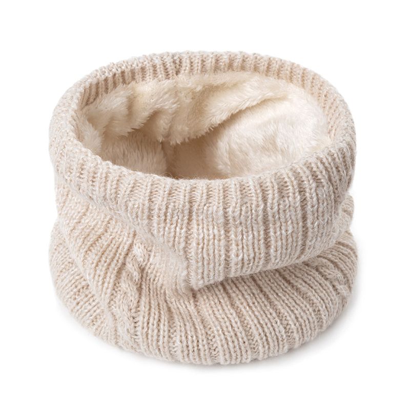 厚实软糯围巾围脖儿童脖套秋冬加绒加厚男童女童护脸护脖宝宝保暖