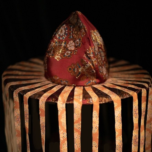 复原靑泠谷织锦宝相花