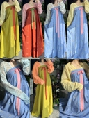 青泠谷日常舒适面料田园风小唐人齐胸衫 裙种田文汉服