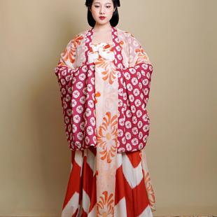 【青泠谷】新品原创晚唐五代赵逸公墓壁画服饰复原红白八破裙现货