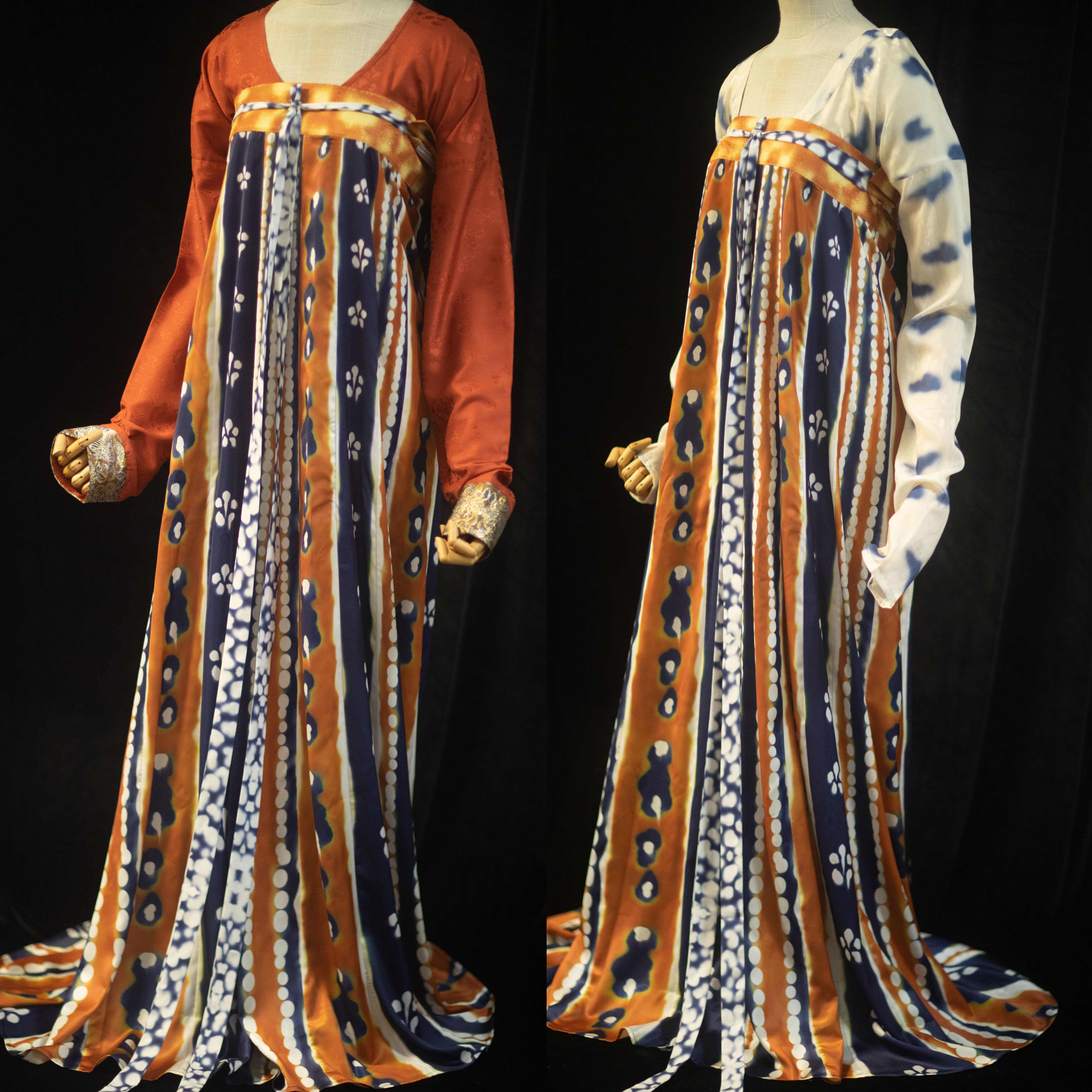 青泠谷原创汉服唐三彩齐胸22破背带裙