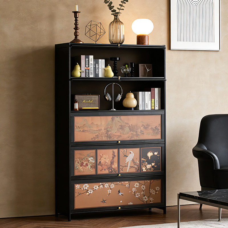 书架落地置物架靠墙家用儿童绘本架防尘带门书柜多层客厅展示柜子,住宅家具,书架,淘宝优惠券,粉丝福利购,淘宝优惠卷