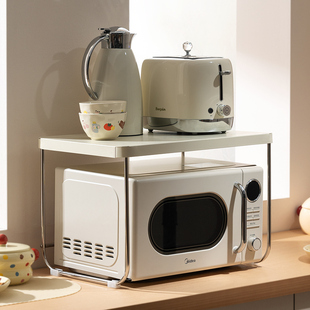 厨房微波炉架子置物架多功能支架多层家用烤箱台面电饭煲收纳架子