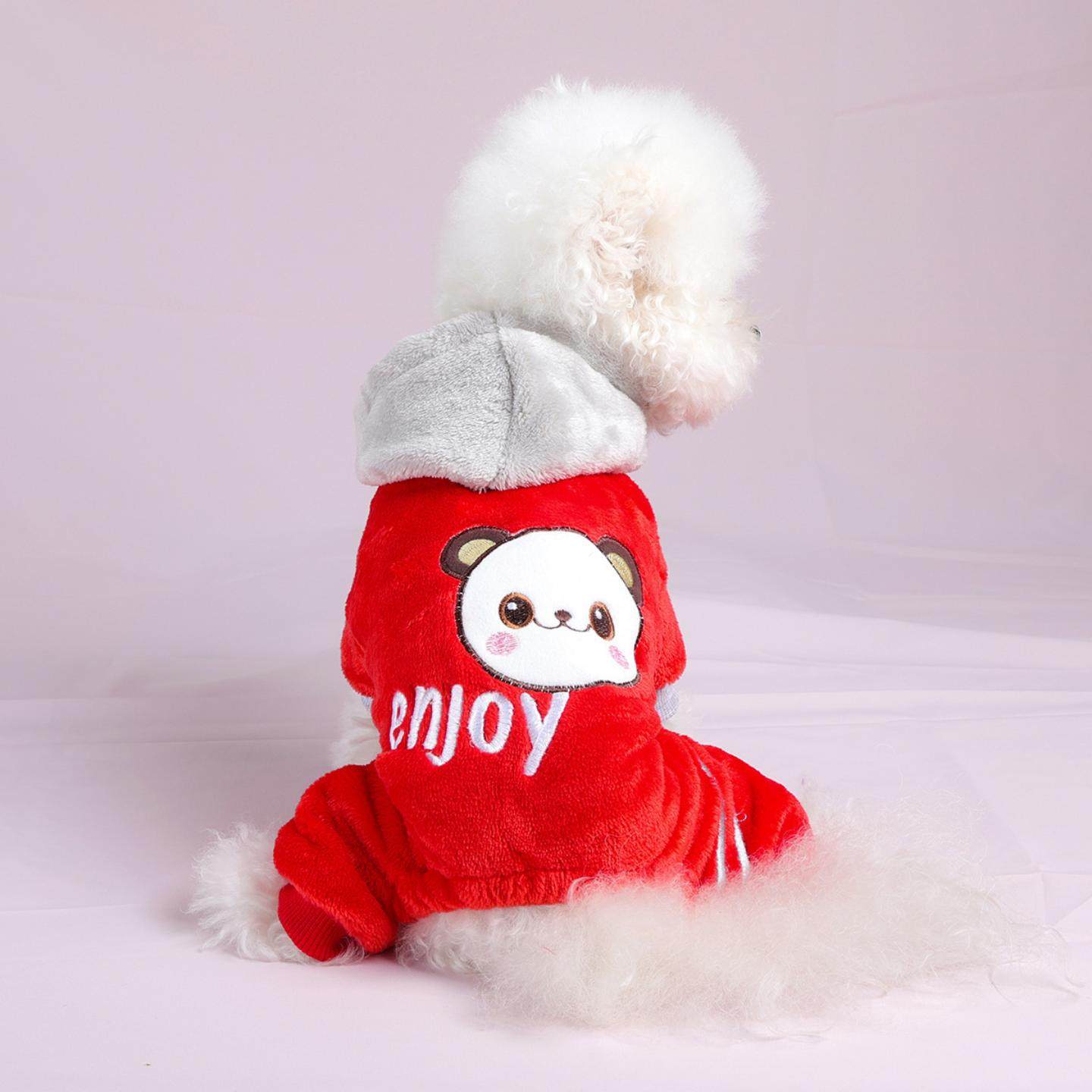 新款宠物猫咪狗狗衣服秋冬珊瑚绒四脚保暖加厚睡衣变身装,模玩/动漫/周边/娃圈三坑/桌游,棉花娃娃/毛绒玩具娃衣,淘宝优惠券,粉丝福利购,淘宝优惠卷