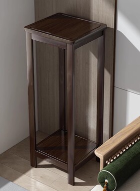 花架子简易室内实木花盆架客厅落地式吊兰架仿古花几中式阳台花架