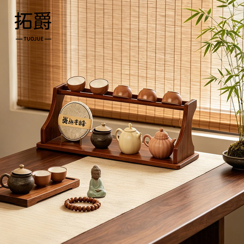 【加厚加固板材】桌面博古架杯架