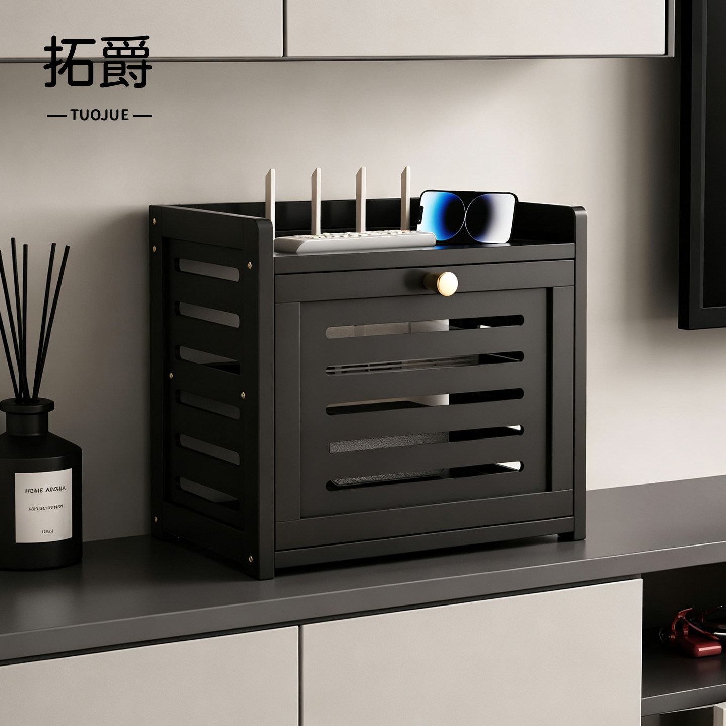 【收纳神器！】wifi路由器放置架图片