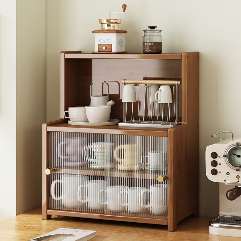 杯架水杯置物架家用桌面咖啡杯收纳柜防尘大容量新款马克杯放置架