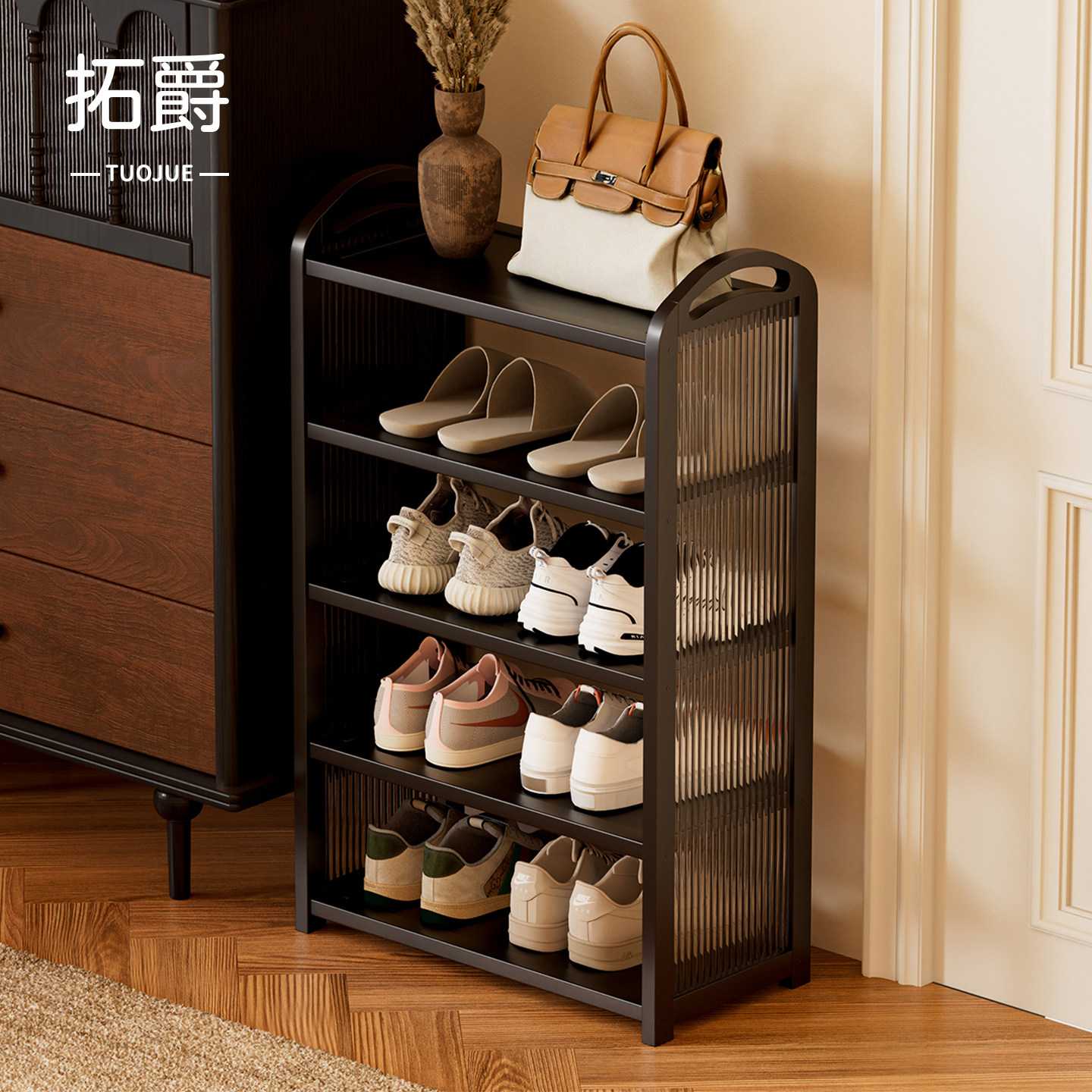 入户门口窄小型鞋架子简易多层好看小鞋柜出租房放鞋神器不占空间,住宅家具,鞋架,淘宝优惠券,粉丝福利购,淘宝优惠卷