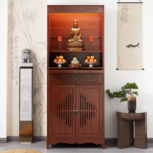 【加固新升级！】家用佛龛供奉台