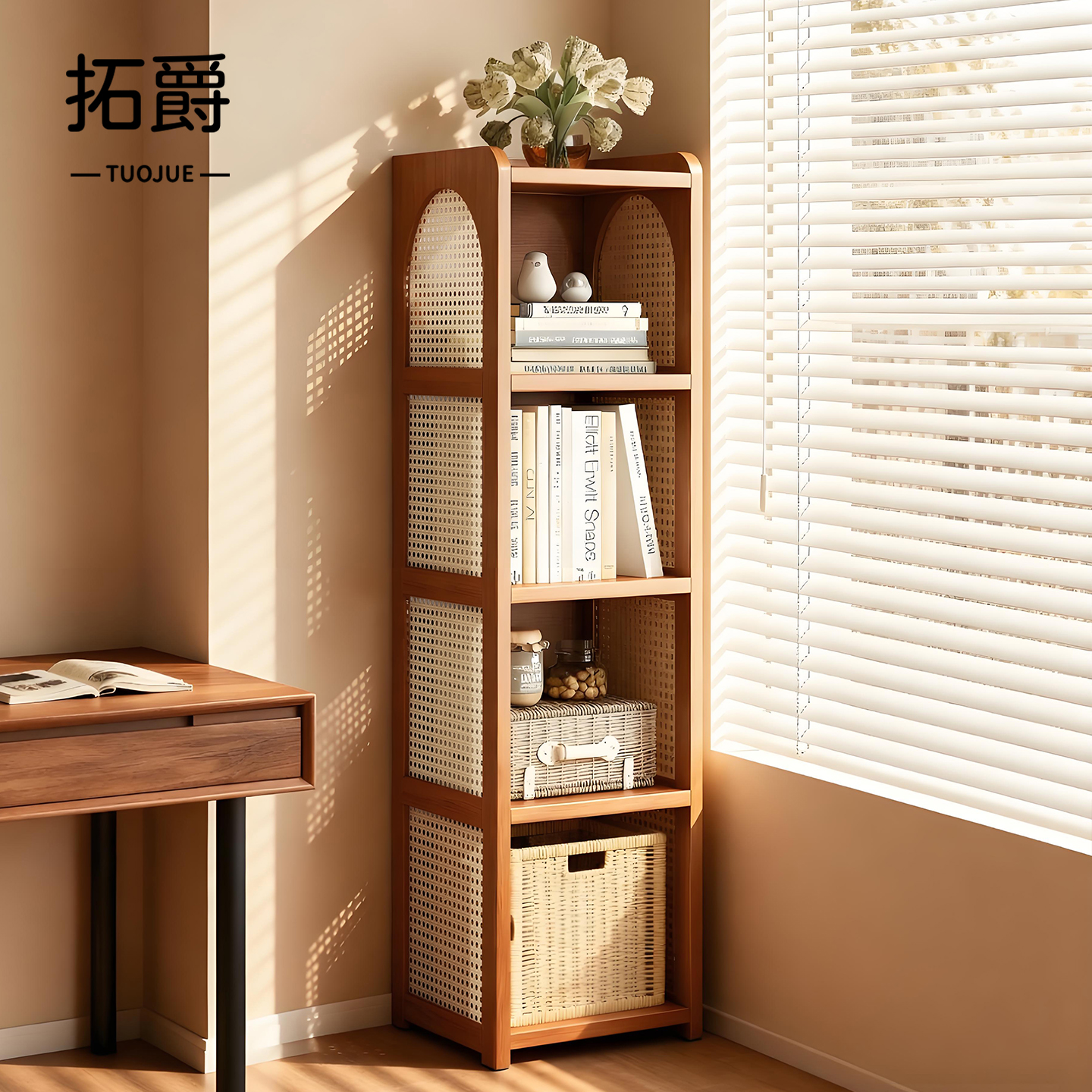 【升级加厚板材】置物架书架