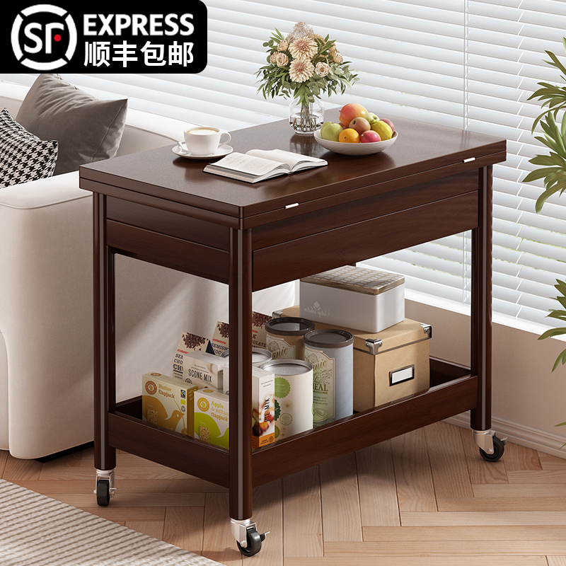 沙发边几可移动小茶几家用客厅2024新款小推车置物架高级感侧边柜