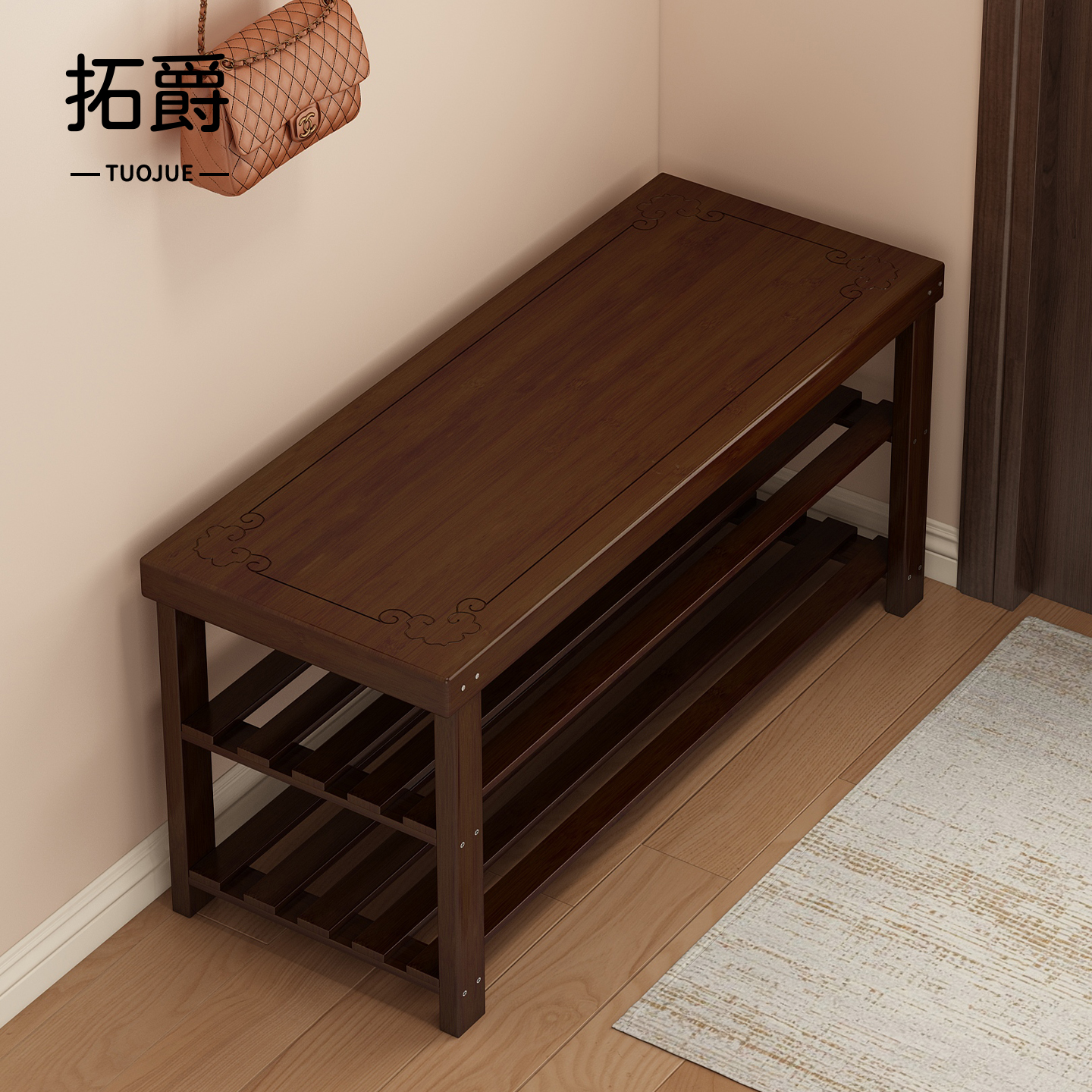 【加固新升级！】家用换鞋凳