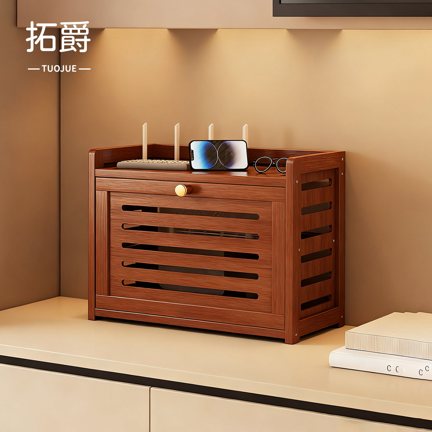 【电线遮丑神器！】路由器放置架