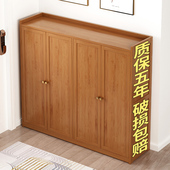 架子 收纳柜出租屋宿舍用鞋 家用鞋 柜门口入户玄关柜实木大容量新款