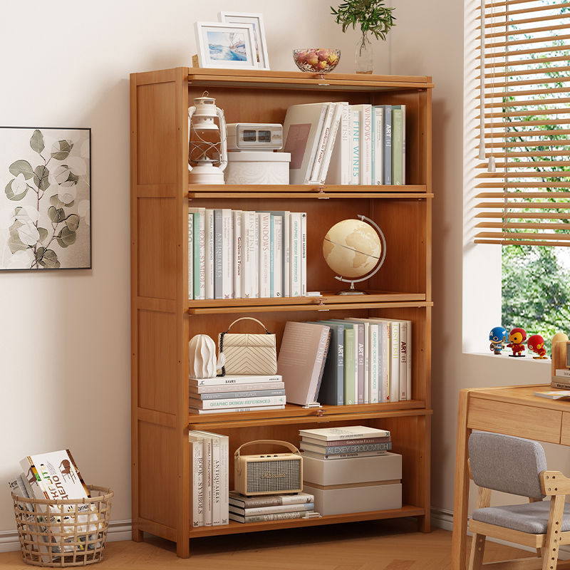 儿童书架家用落地式多功能置物架客厅靠墙大容量带门防尘爆款书柜,住宅家具,儿童书架,淘宝优惠券,粉丝福利购,淘宝优惠卷