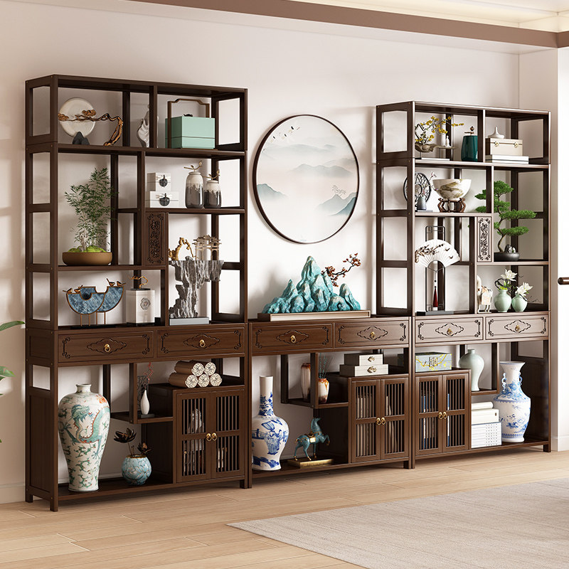 【质保三年】新中式大容量博古架