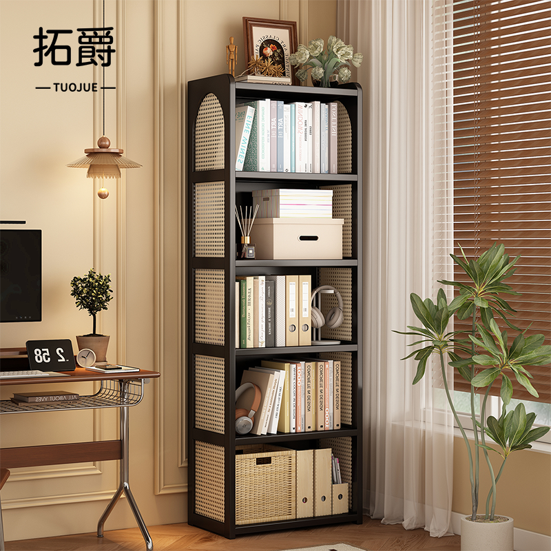 书架落地置物架客厅简易转角窄书柜一体靠墙多层储物柜子不占空间,住宅家具,角柜,淘宝优惠券,粉丝福利购,淘宝优惠卷