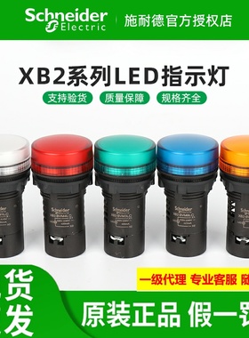 施耐德LED指示灯XB2BVB BVMD BVQ1LC白3LC绿4LC红5LC黄6LC蓝色