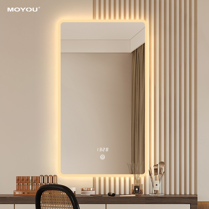竖挂化妆镜摩友led带灯