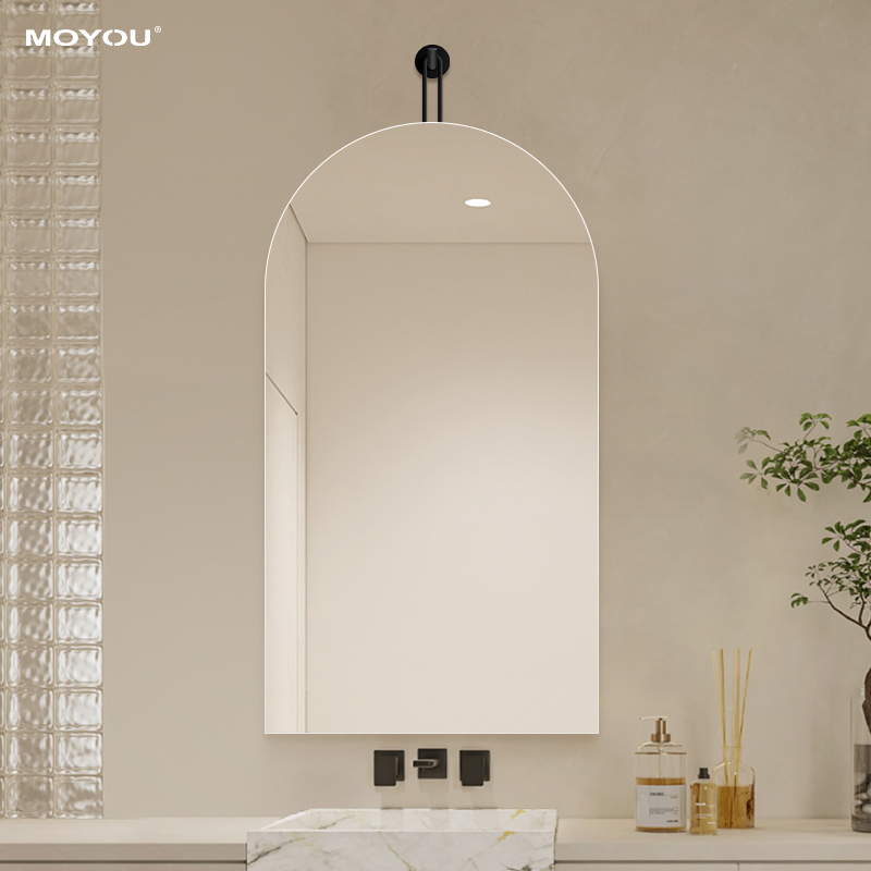 挂钩浴室镜拱形简约现代