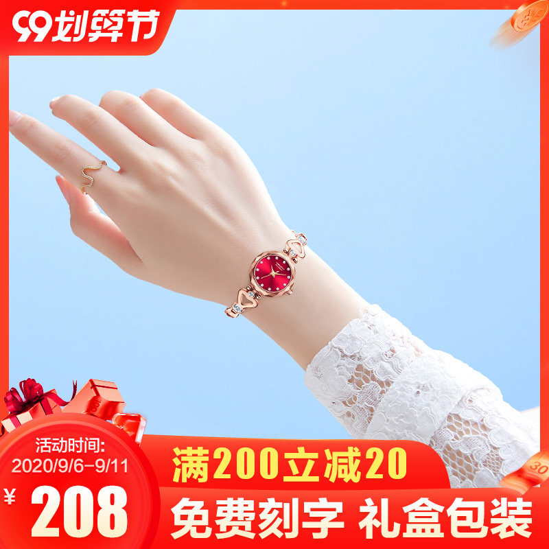 女士手表女名牌正品女款女表防水小巧精致时尚气质女式十大品牌