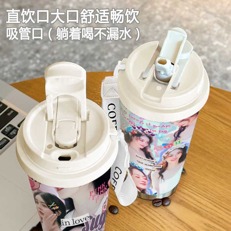 赵丽颖周边保温杯316不锈钢大容
