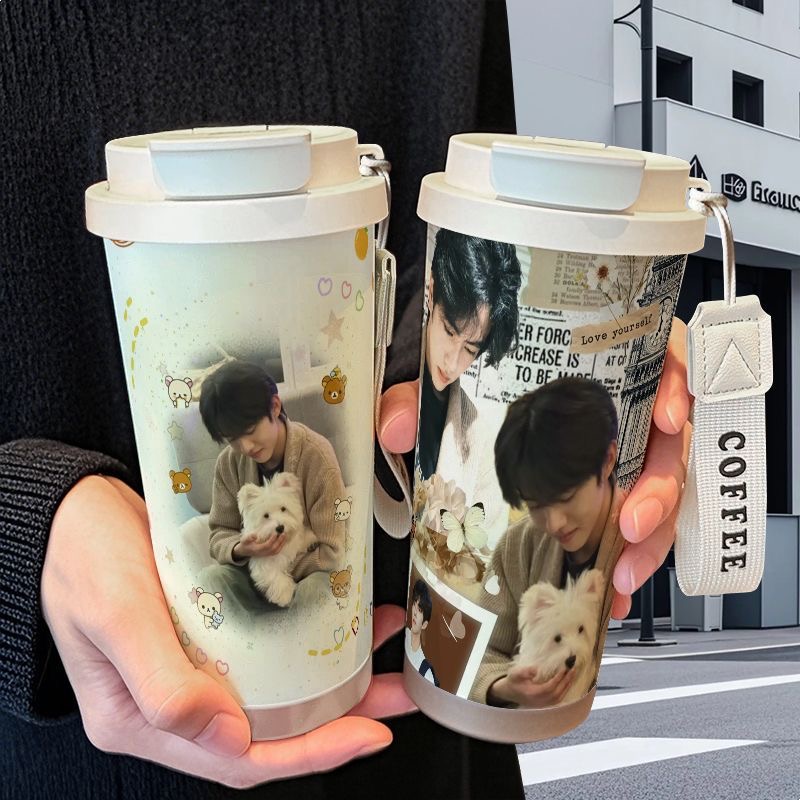 逆爱刘轩丞姜小帅医生保温杯316不锈钢大容量吸管杯咖啡杯ins