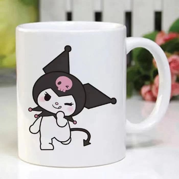 库洛米周边水杯陶瓷马克杯恶魔动漫同款杯子生日礼物礼物朋友定制图片