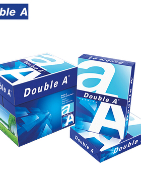 Double A 80g A4复印纸达伯埃A4纸70克A4打印纸 500张/包 5包/箱（2500张）广东包邮