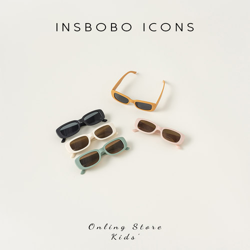 INSbobo儿童欧美小方框太阳镜