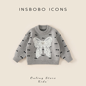 儿童洋气毛线衣女孩好看上衣 宝宝时髦针织衫 女童毛衣2026春季 新款