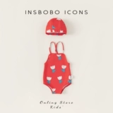 Детский купальник, летняя летняя одежда для девочек, в западном стиле, в цветочек