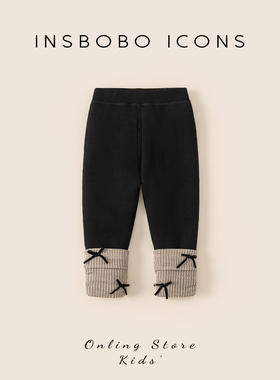 女童裤子儿童黑色打底裤2025冬季新款宝宝加厚棉裤女孩秋冬休闲裤