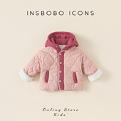 女童棉服冬季 男童棉袄加厚保暖 宝宝夹棉外套儿童棉衣秋冬2025新款