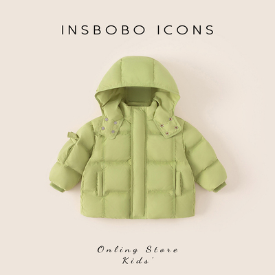 INSbobo男童冬季羽绒服保暖冬装