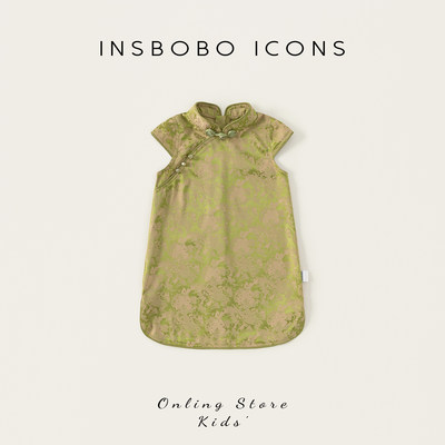 INSbobo儿童唐装新中式旗袍