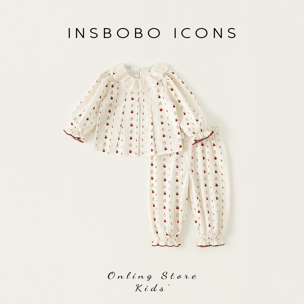 女童睡衣春装儿童家居服2026春季新款女宝套装小女孩长袖洋气