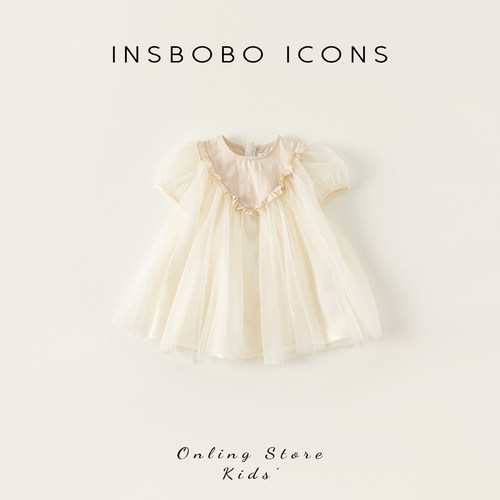 INSbobo女童夏装2026新款连衣裙