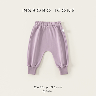 INSbobo女宝大屁屁裤2026春季新款婴儿衣服宝宝小月龄外出抱抱服