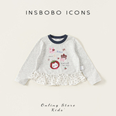 洋气童装 新款 宝宝春装 INSbobo女童T恤2026春季 上衣儿童打底衫 春秋