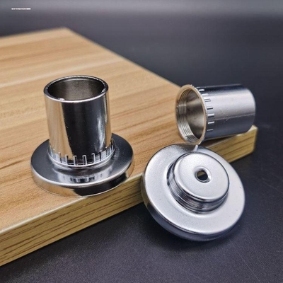 铝合金新型法兰座衣杆配件圆管座衣杆架座壁橱柜固定座挂衣座扣兰