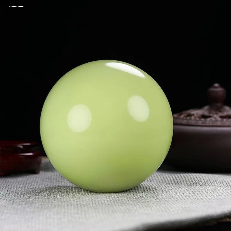 夜光石夜明珠原石萤石荧光石把玩发光石头雕刻原石奇石摆件